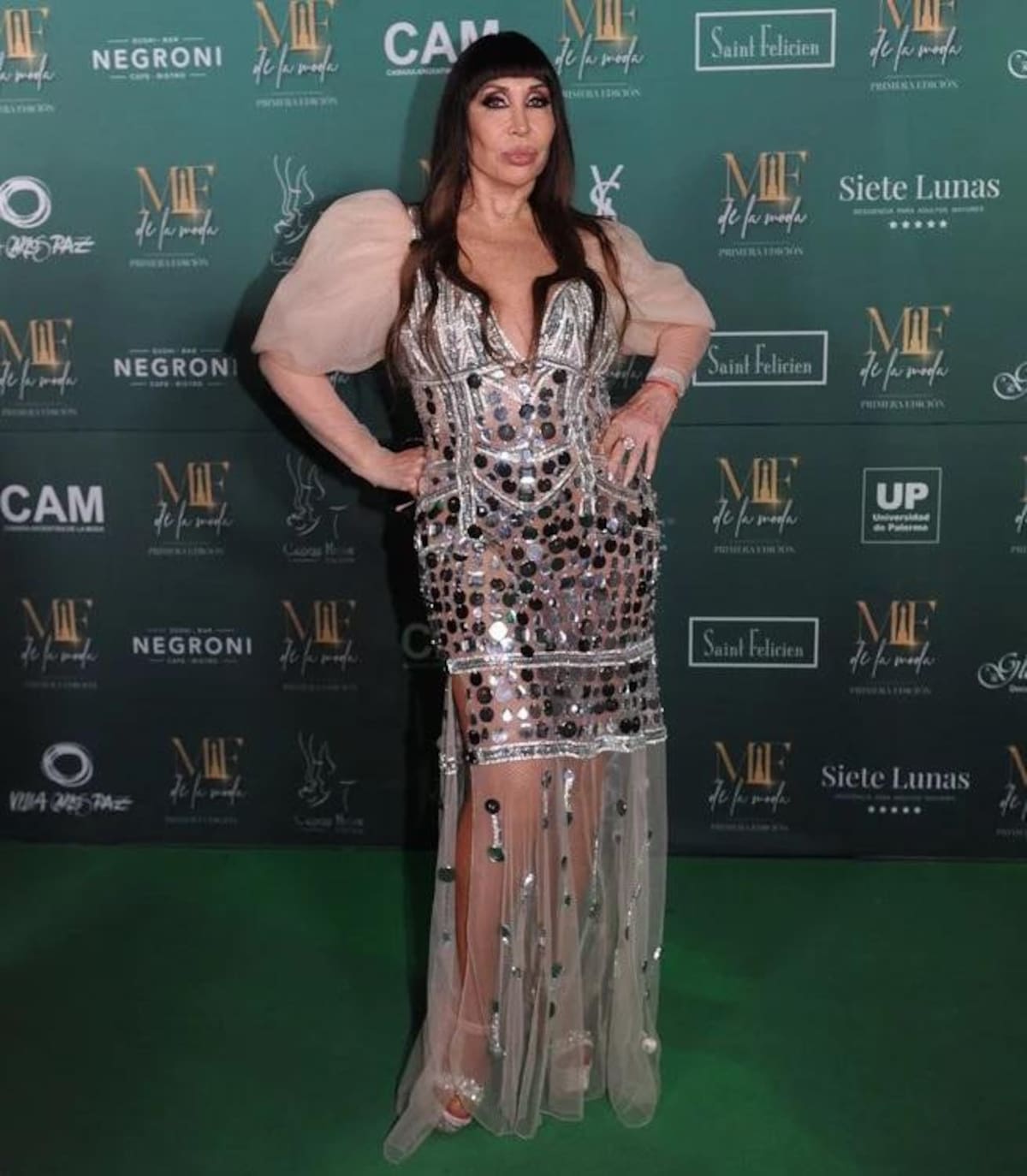 Moria Casán Martín Fierro de la Moda