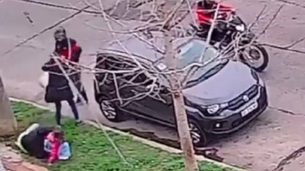 Motochorros en Morón. Foto: NA.