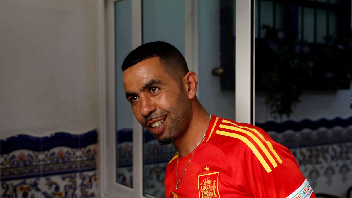 Mounir Nasraoui, padre de Lamine Yamal. Foto: Reuters.