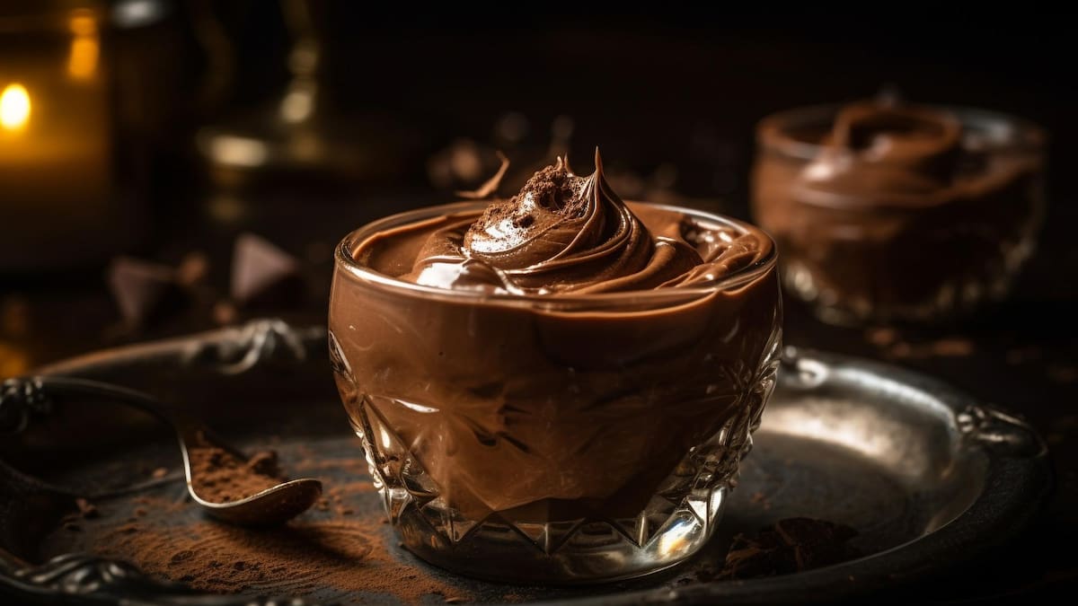 Mousse de chocolate: es posible hacerla sin lácteos ni azúcar.