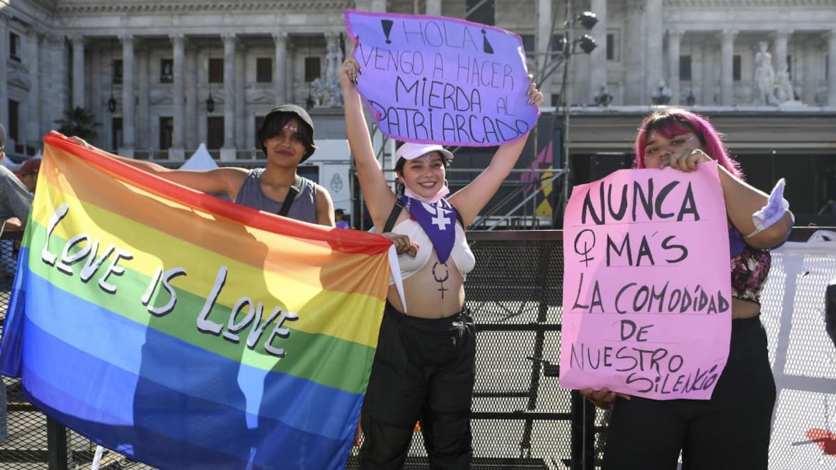 Movilizaciones al Congreso en el Día de la Mujer, NA