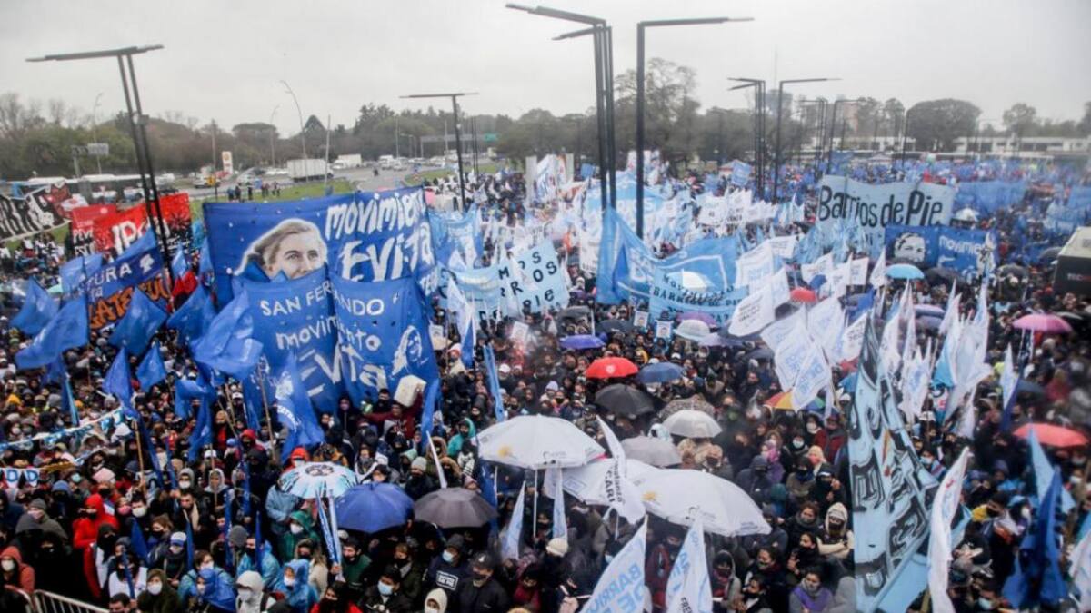 Movimiento Evita, marcha