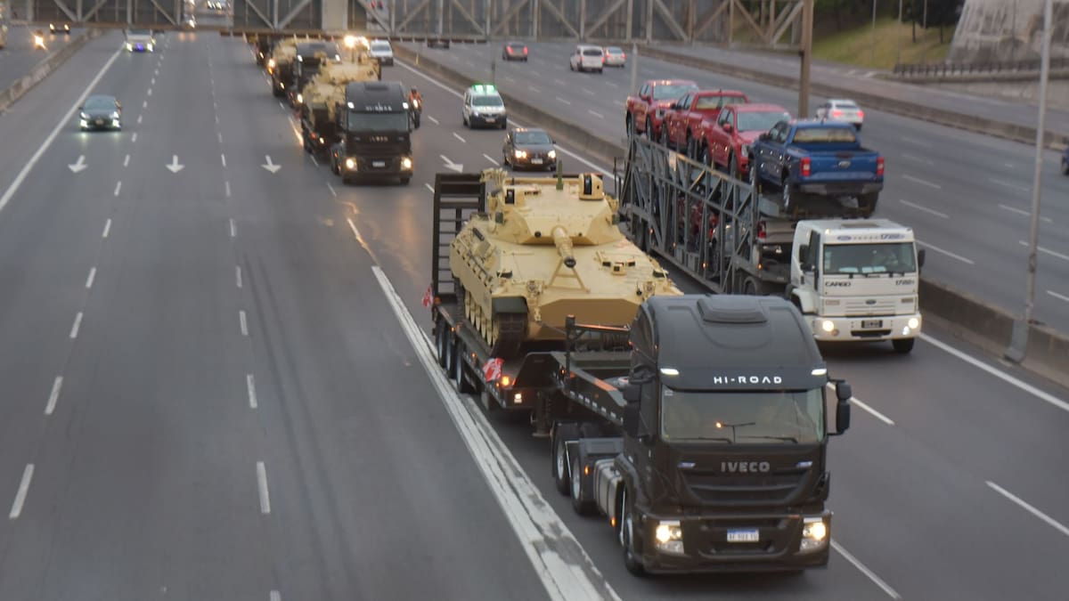 Misterio resuelto: el motivo detrás de la presencia de tanques, armas militares y soldados en las calles por orden del Ejército Argentino