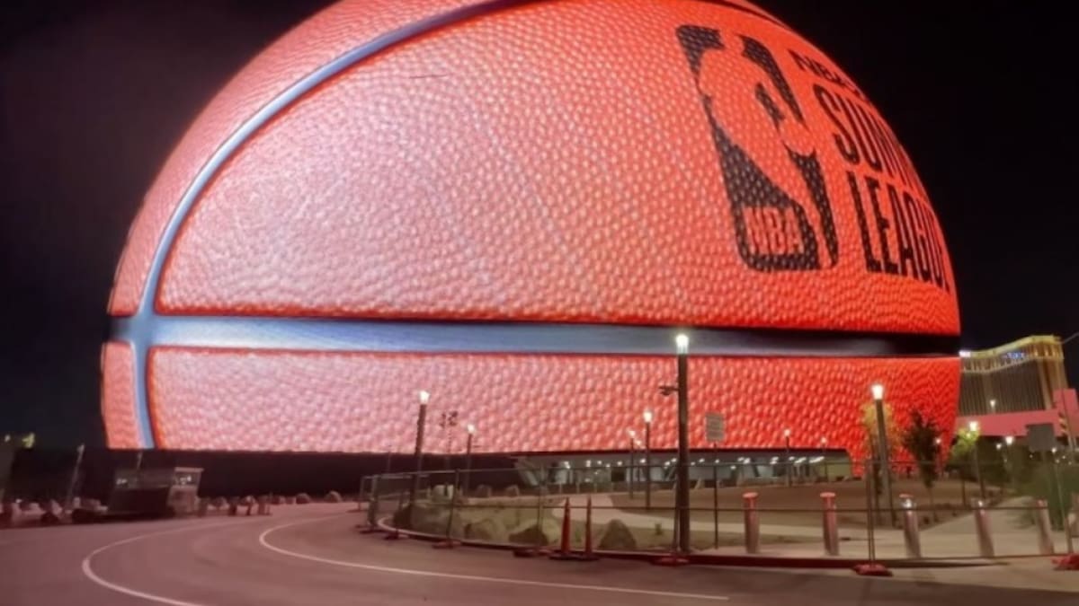 MSG Sphere: la impactante esfera en Las Vegas. Foto: NA.