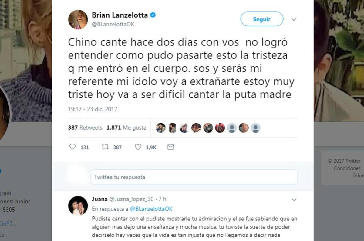 Muerte de El Chino - La Nueva Luna - Redes sociales