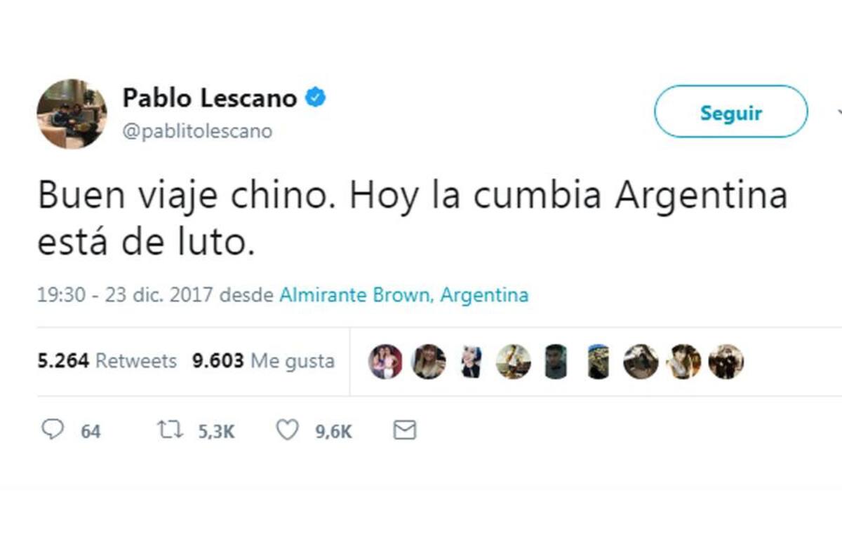 Muerte de El Chino - La Nueva Luna - Redes sociales
