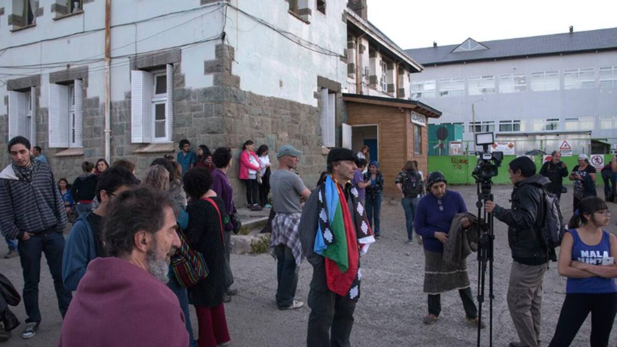 Muerte de mapuche - Protesta (Foto: Marcelo Martínez)
