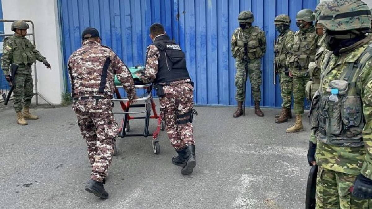 Muerte en la prisión de Ecuador. Foto: Twitter.