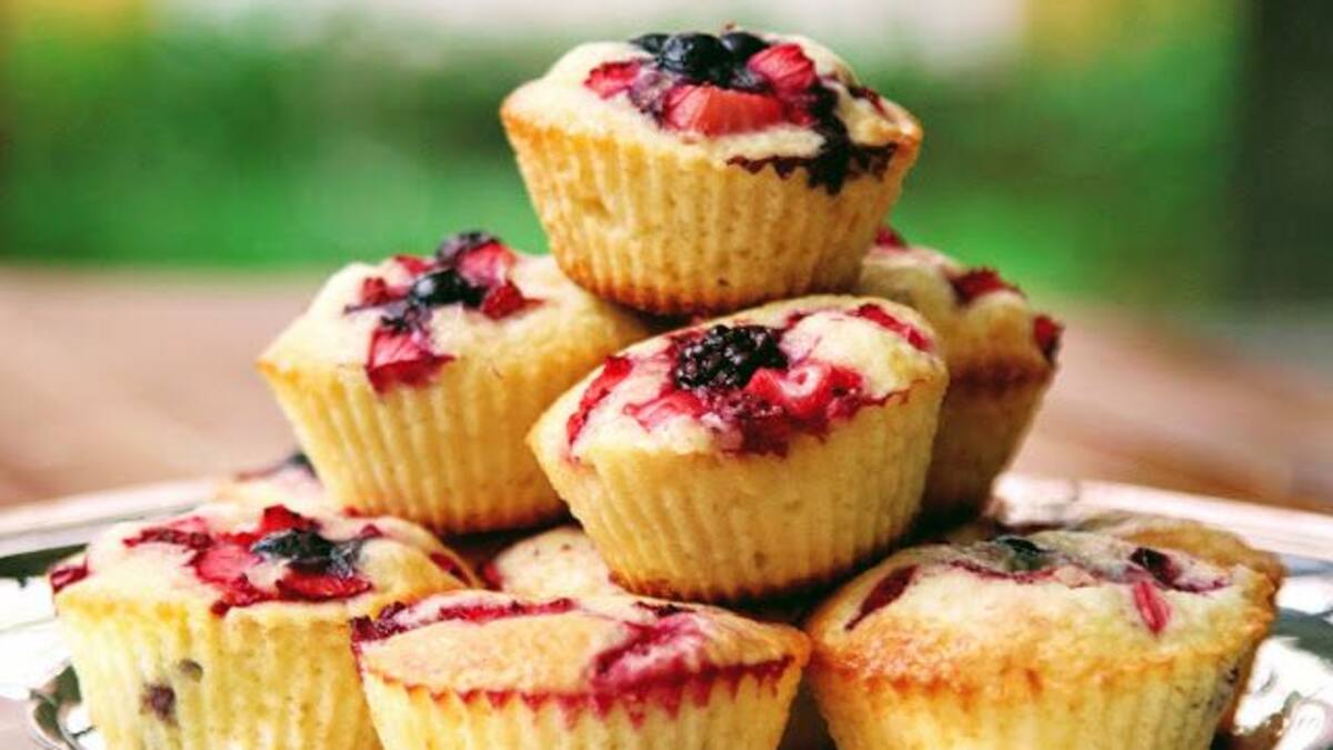 Muffins de frutas
