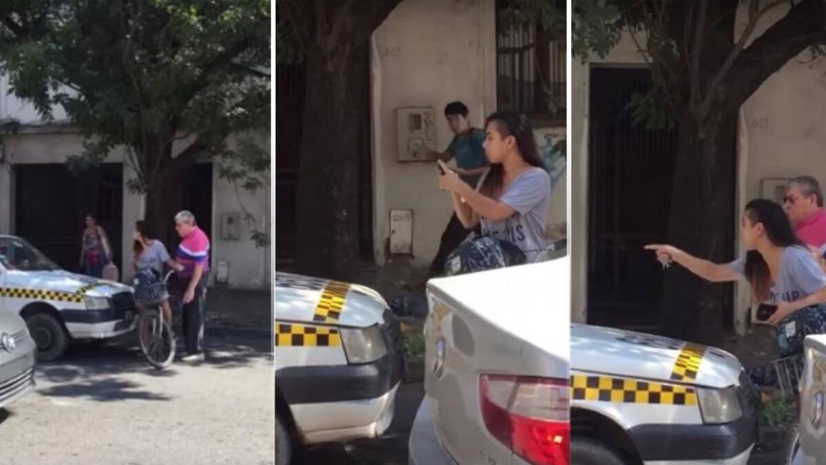 Mujer acosada por taxista