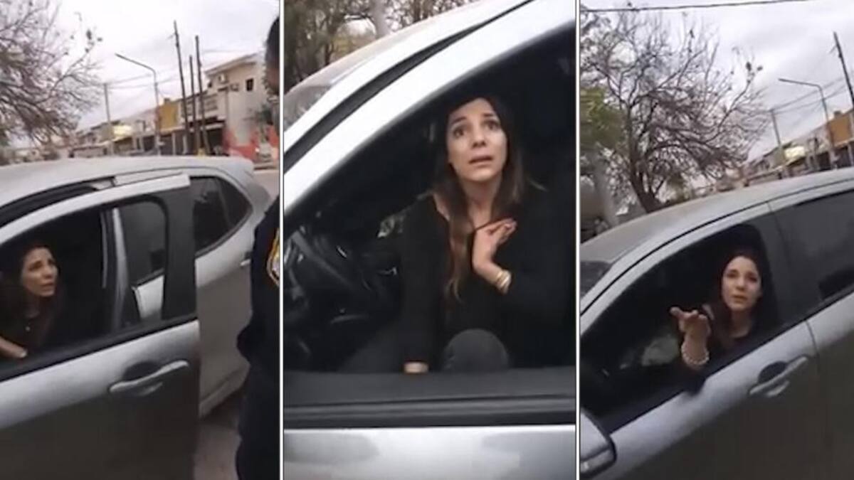 Mujer que grita al ser demorada en Santiago del Estero