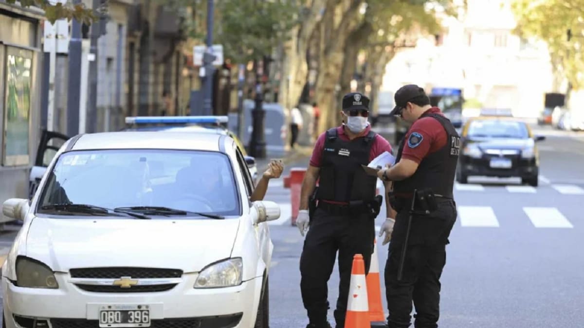 Multas de tránsito. Foto: NA