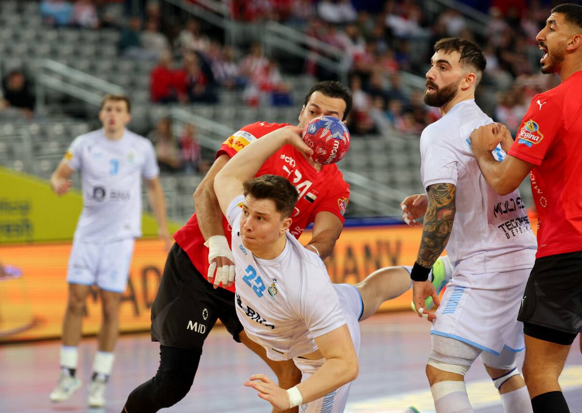 Mundial de Handball 2025, Argentina vs. Egipto. Foto: REUTERS