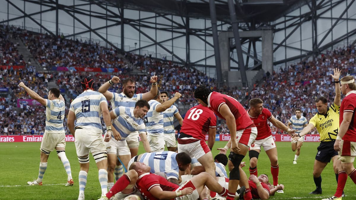 Mundial de Rugby Francia 2023, Los Pumas vs. Gales. Foto: REUTERS.