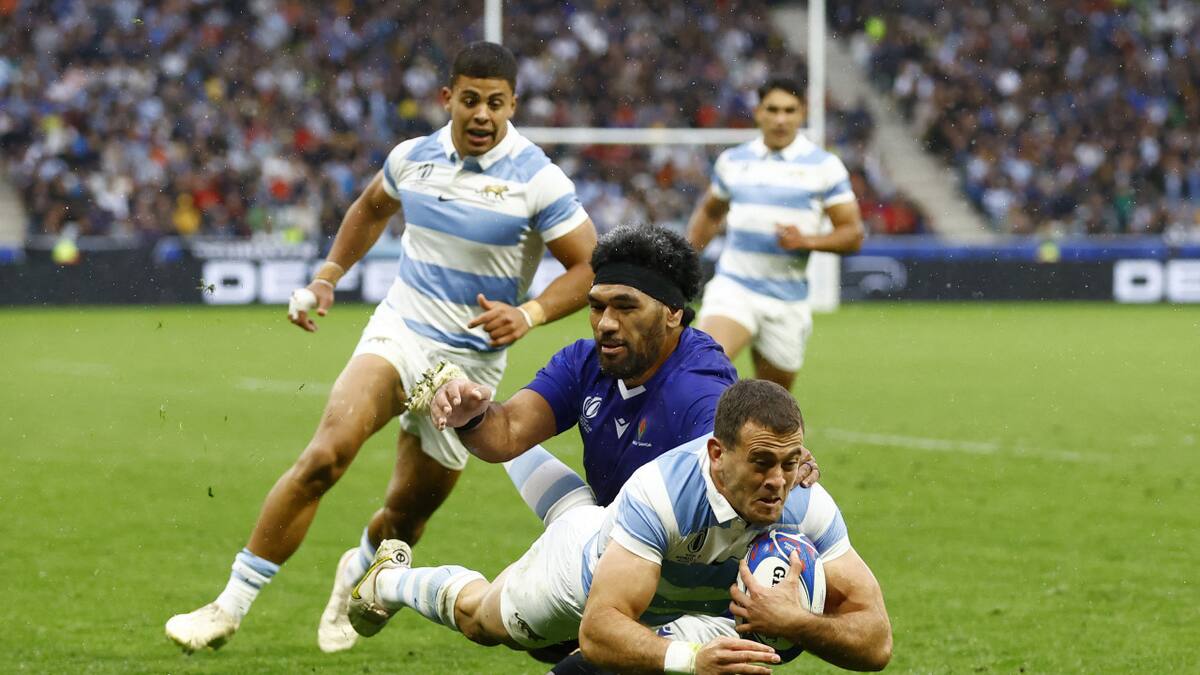 Mundial de Rugby Francia 2023, Los Pumas vs. Samoa. Foto: REUTERS.