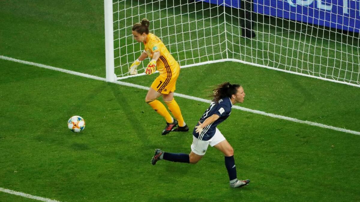 Mundial Femenino de Fútbol Francia 2019, Escocia vs Argentina, REUTERS