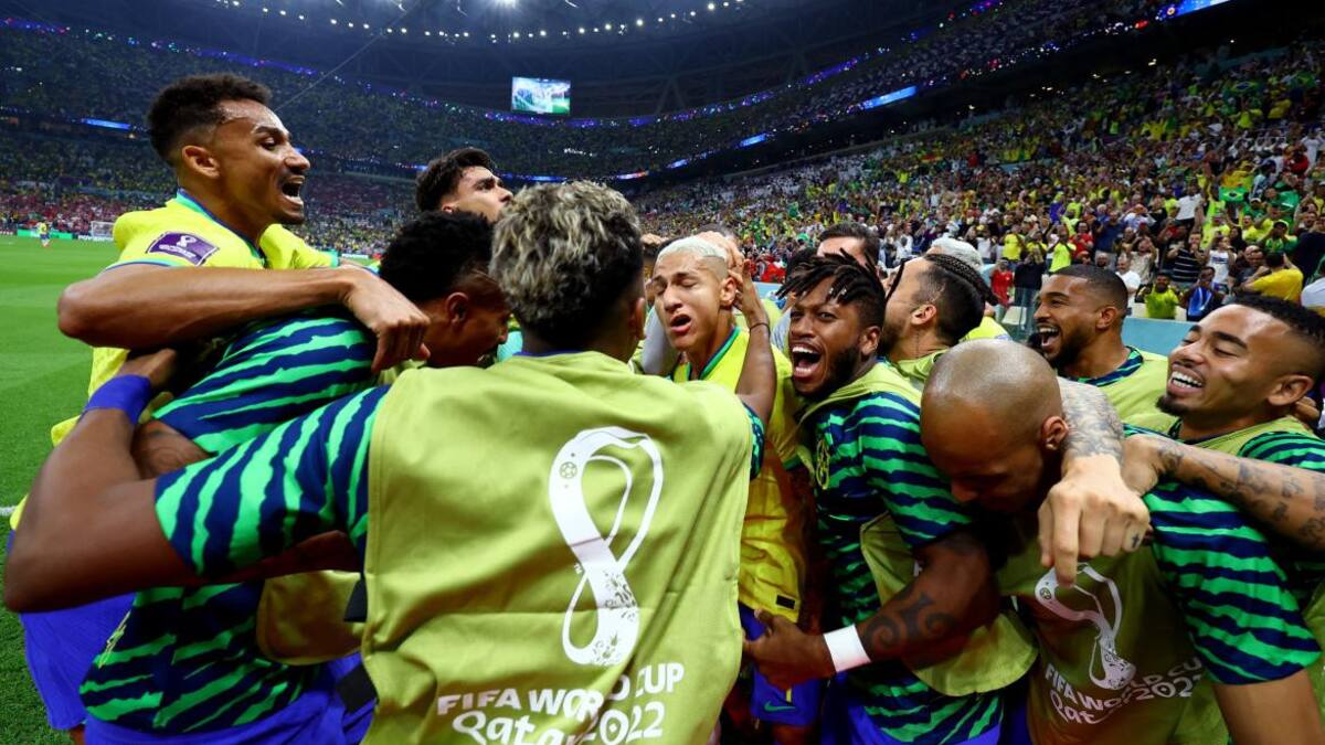 Mundial Qatar 2022, Brasil vs. Serbia. Foto: REUTERS.