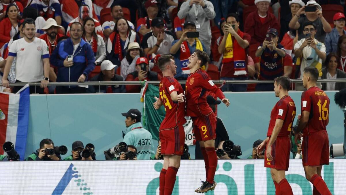 Mundial Qatar 2022, España vs. Costa Rica. Foto: REUTERS.