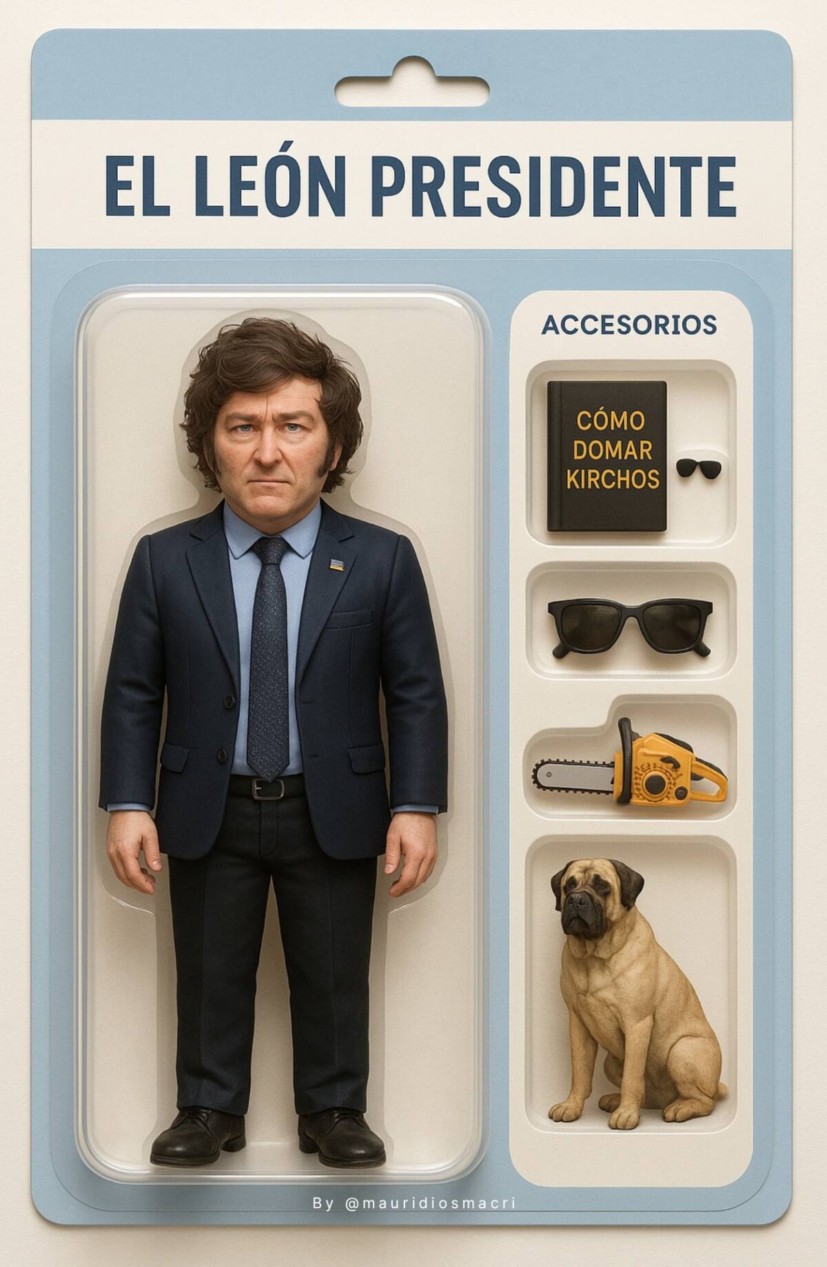 Muñecos hechos con IA. Fuente: x @mauridiosmacri