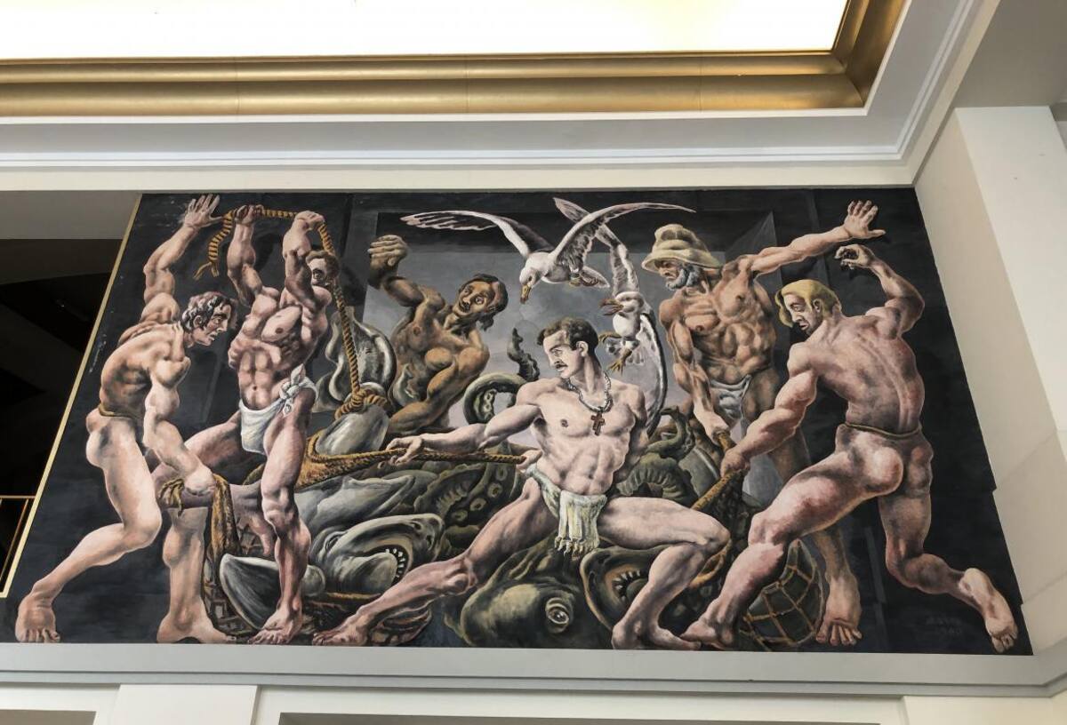 Murales del Gran Hotel Provincial de Mar del Plata