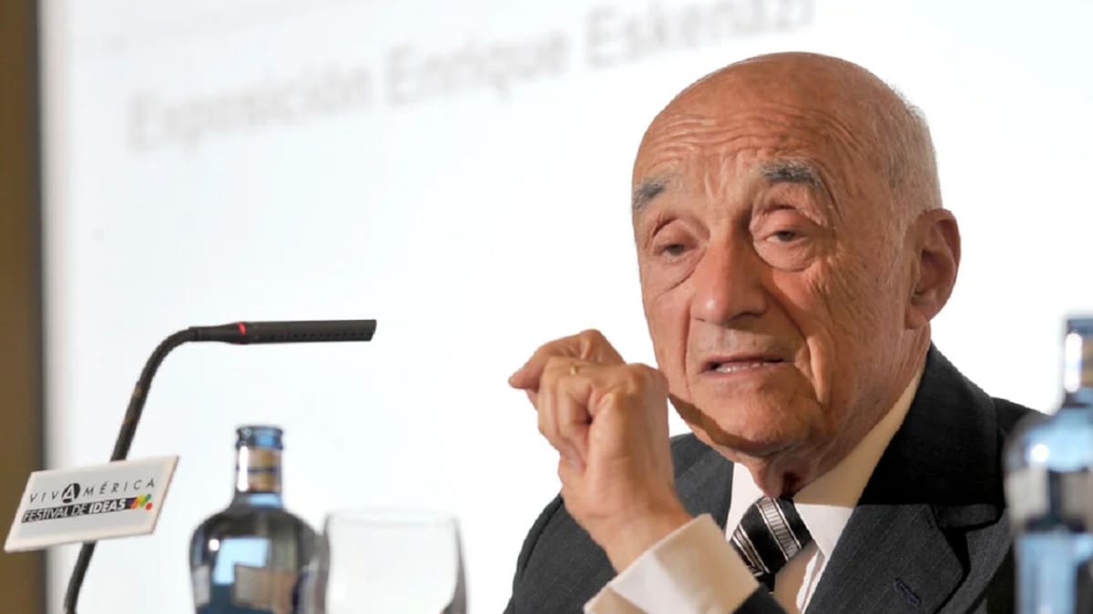 Murió a los 99 años Enrique Eskenazi. Foto: archivo NA