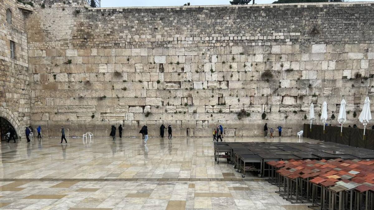 Muro de los lamentos. Foto @redeemedrags, Twitter.