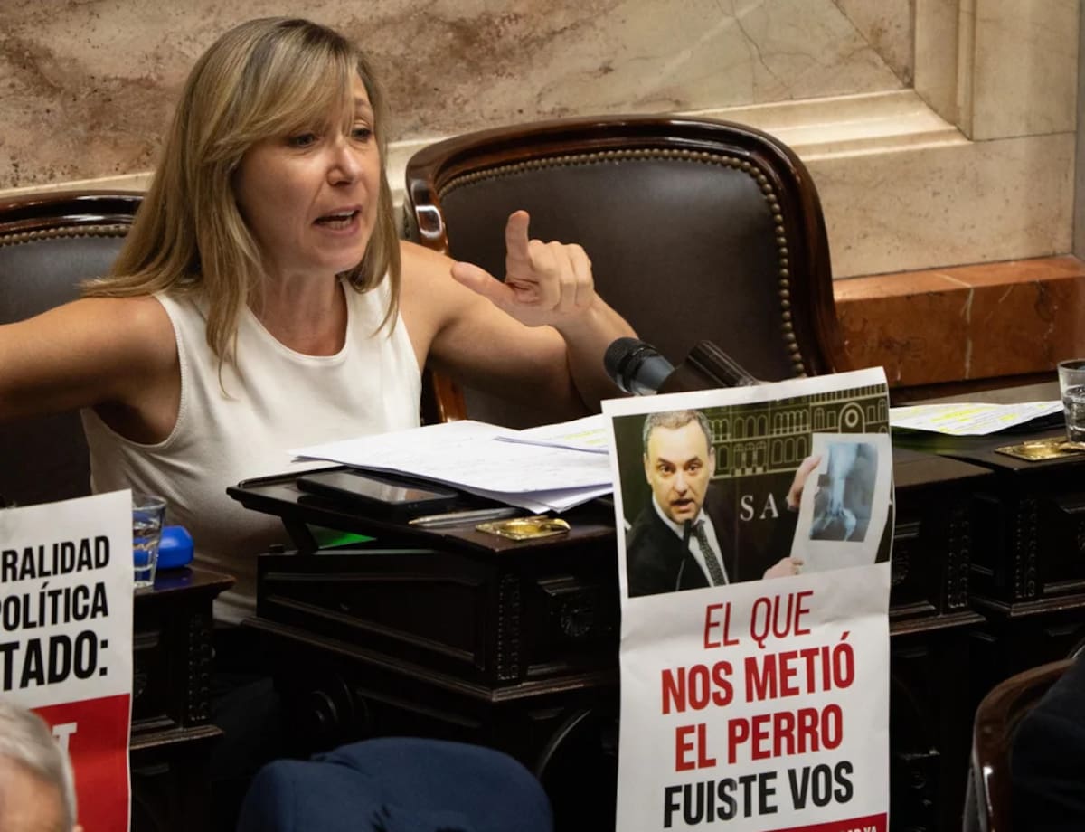 Myriam Bregman en el informe de gestión de Manuel Adorni.
