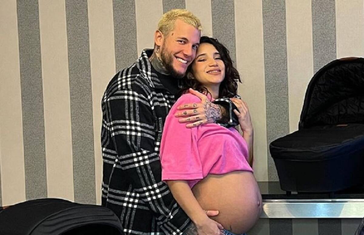 Nació la hija de Alexander Caniggia y Melody Luz. Foto: Instagram @melodyluz.