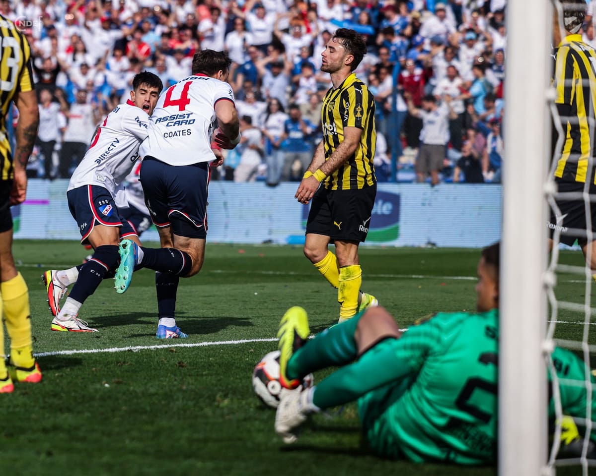 Nacional le ganó a Peñarol en el clásico uruguayo. Foto: X @Nacional