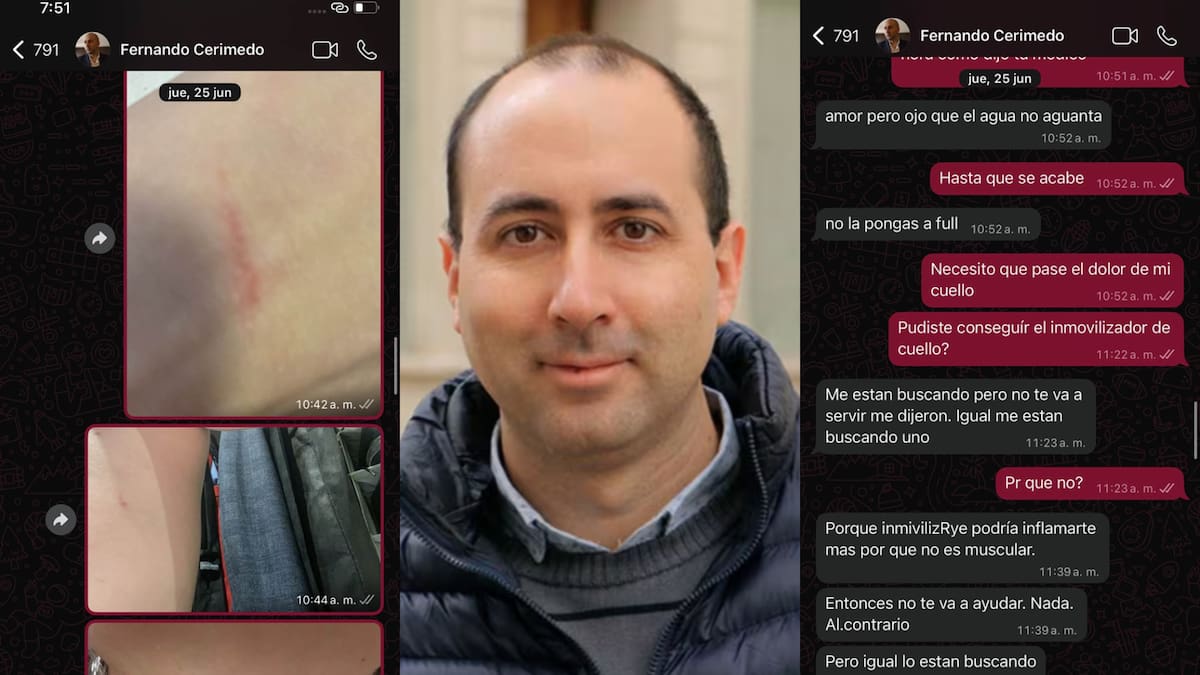 “Ahorcarme, golpearme y tirarme”: Nadia Beller publicó chats con Fernando Cerimedo y lo acusó de violencia de género