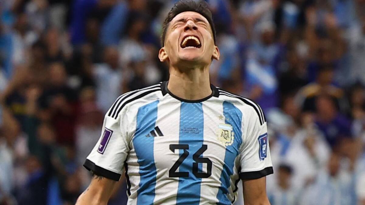 Nahuel Molina en la Selección argentina. Foto: NA.