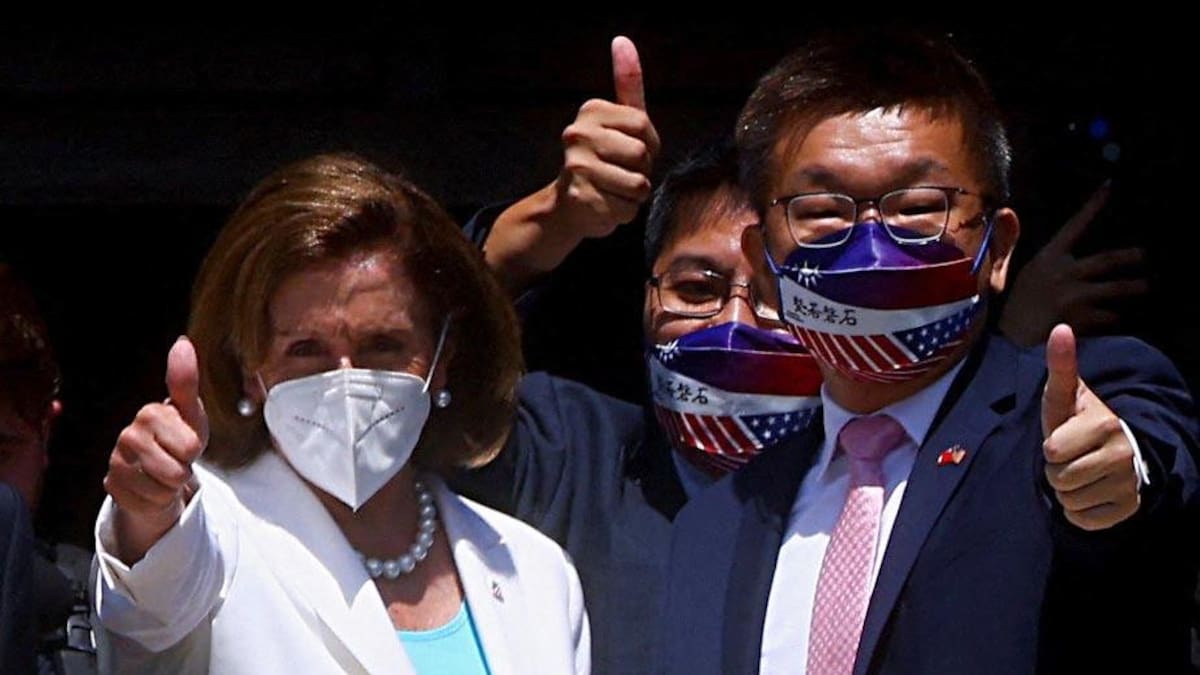Nancy Pelosi en Taiwán. Foto NA