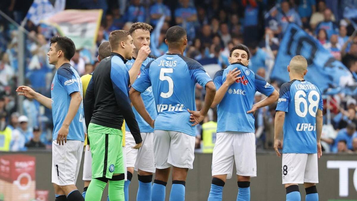 Napoli vs. Salernitana. Foto: Reuters.
