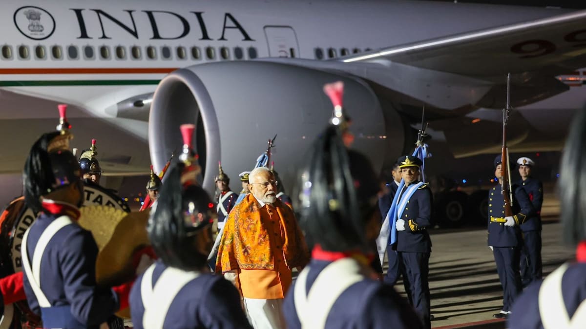 Narendra Modi en la Argentina.