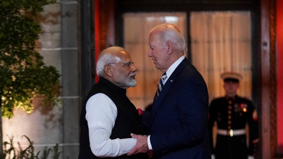 Narendra Modi y Joe Biden. Foto: Reuters