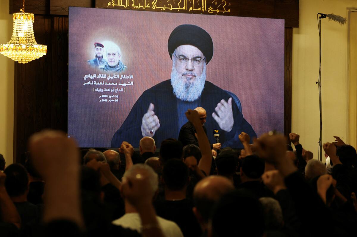 Nasrala, líder de Hezbollah. Foto: Reuters.