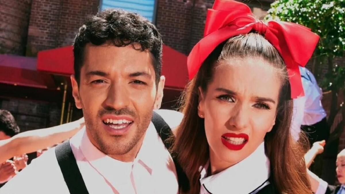 Natalia Oreiro y Juan Ingaramo en "Me muero de amor"