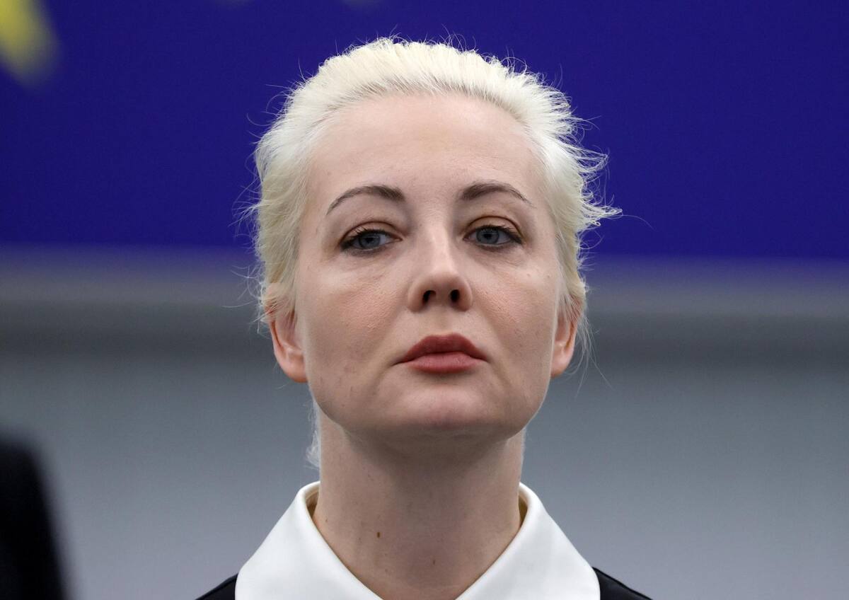 Navalnáya en el Parlamento Europeo. Foto: EFE.