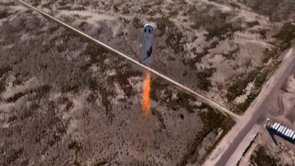 Nave de Blue Origin, New Sheperd