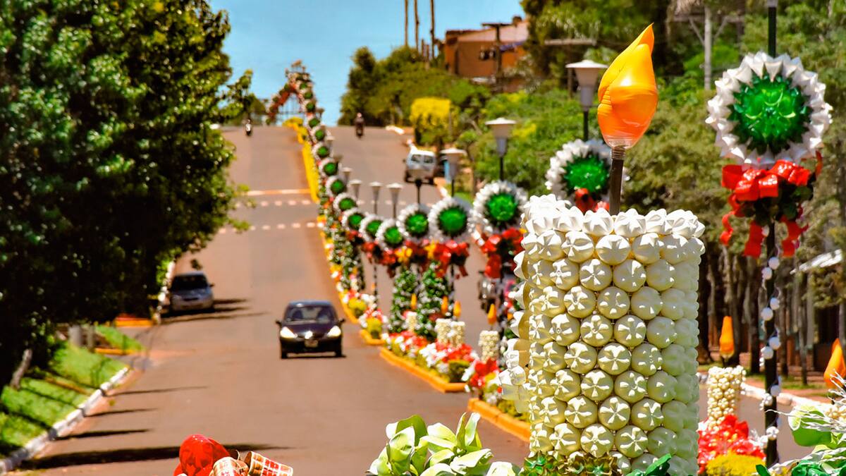 Navidad en Capioví, provincia de Misiones.