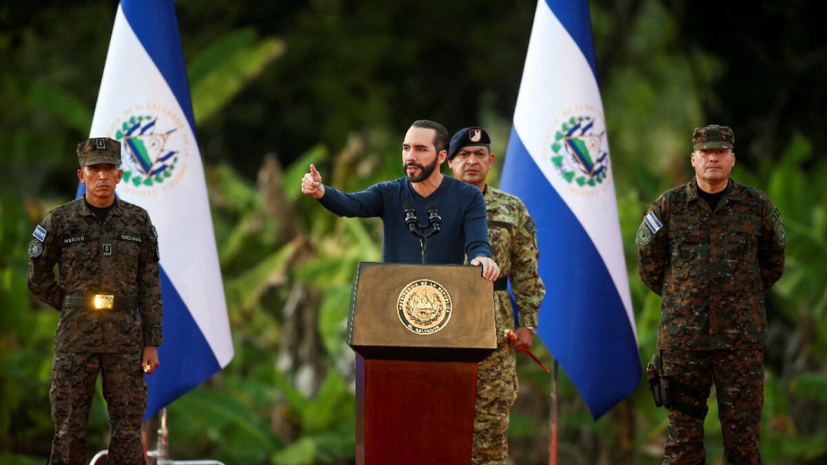 Nayib Bukele, El Salvador. Foto: Reuters