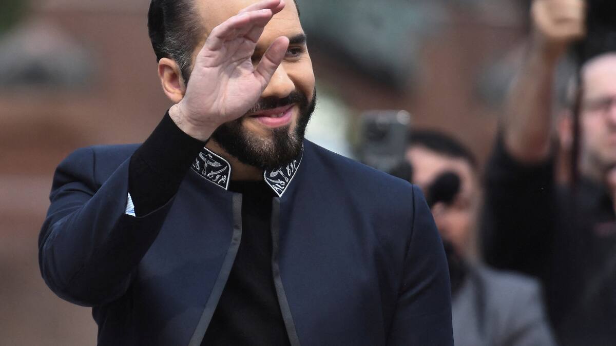 Nayib Bukele, presidente de El Salvador. Foto: Reuters.