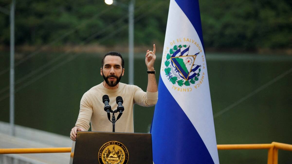 Nayib Bukele, presidente de El Salvador. Foto: Reuters.