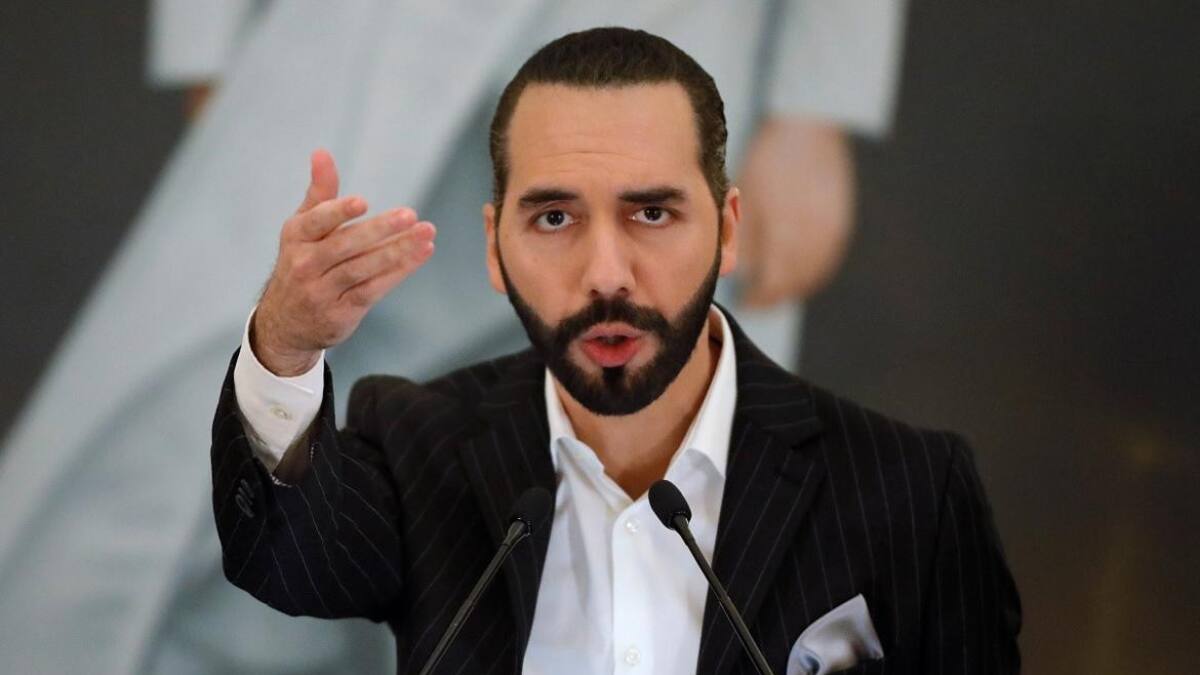 Nayib Bukele, presidente de El Salvador, Reuters