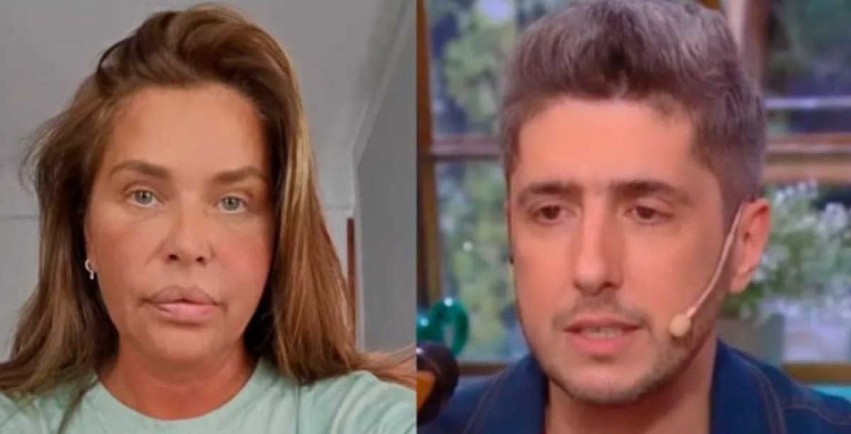 Nazarena Vélez y Jey Mammon. Foto: NA