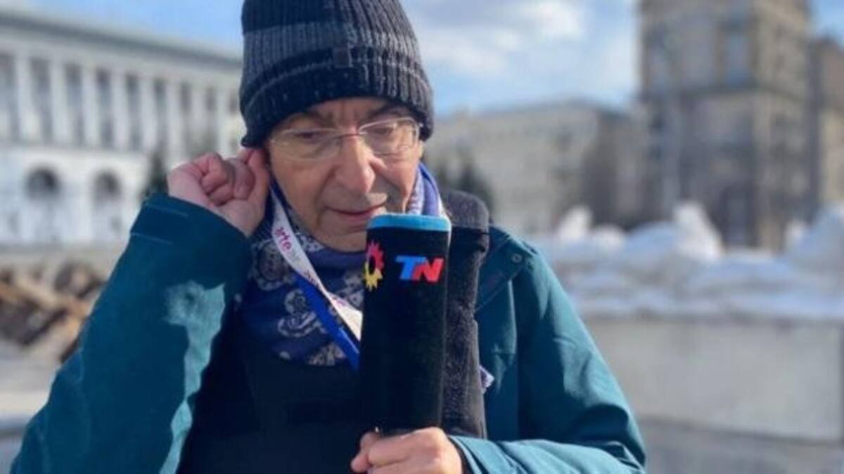 Nelson Castro vivió un dramático momento en plena cobertura de la guerra Rusia-Ucrania
