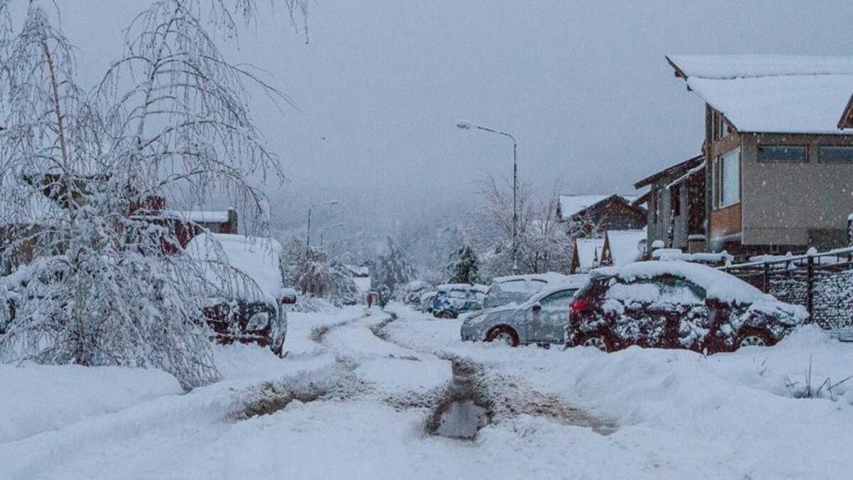 Nevada en la Patagonia