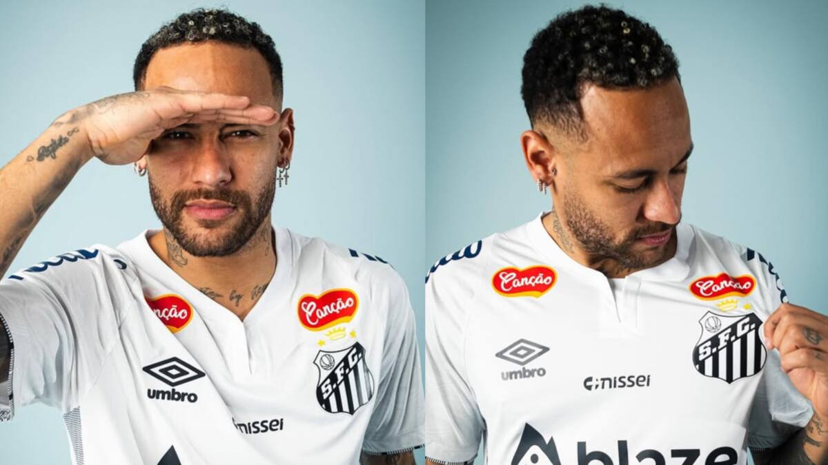 Neymar volvió al Santos. Foto: Instagram @santosfc