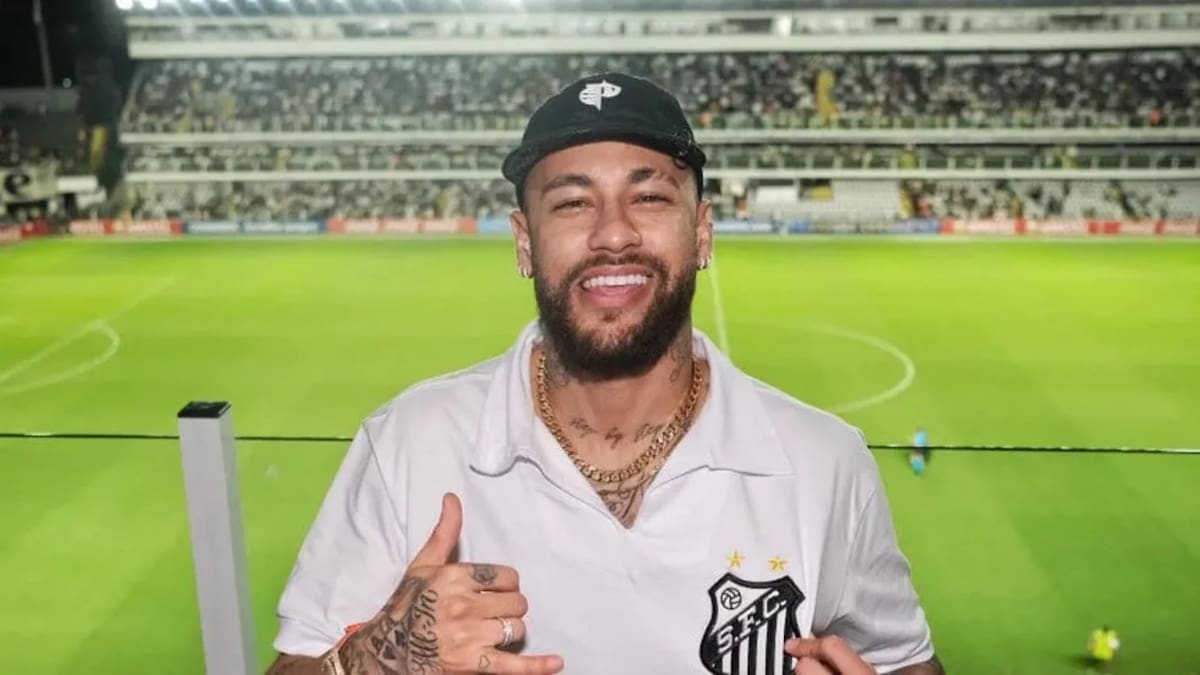 Neymar vuelve al Santos en 2025. Foto: X @santosfc