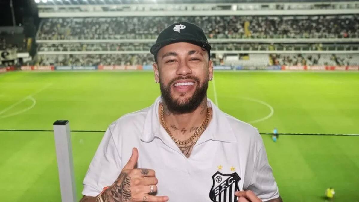 Neymar vuelve al Santos en 2025. Foto: X @santosfc